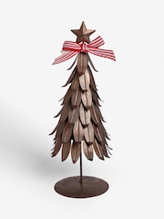 Bronze Metal Christmas Tree Ornament - Image 3 of 3