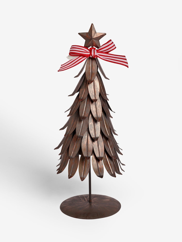 Bronze Metal Christmas Tree Ornament - Image 3 of 3