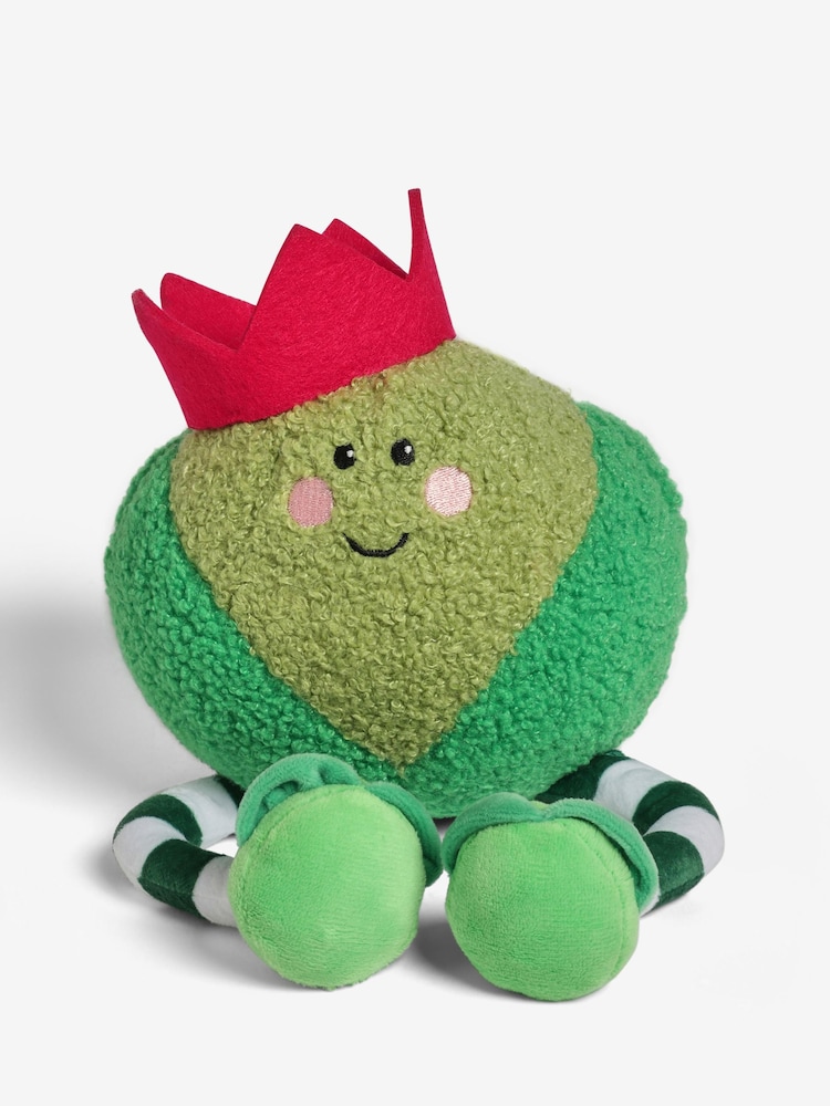 Brussel Sprout Novelty Plush Small Christmas Decoration with Dangly Legs - Image 1 of 1