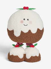 Christmas Pudding Novelty Plush Large Christmas Decoration with Dangly Legs - Image 5 of 5