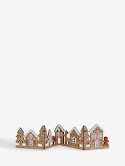 Wood Light Up House Christmas Scene - Image 4 of 5