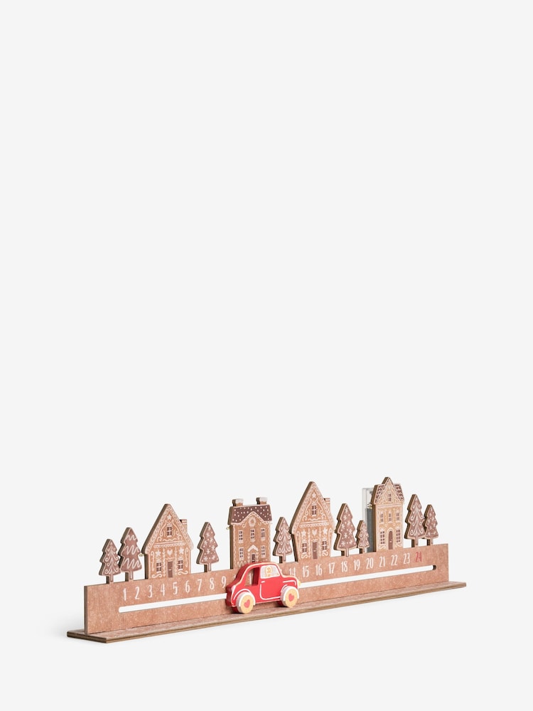 Wood Light Up Gingerbread Christmas Countdown - Image 5 of 5 Wood Light Up Gingerbread Christmas Countdown - Image 5 of 5