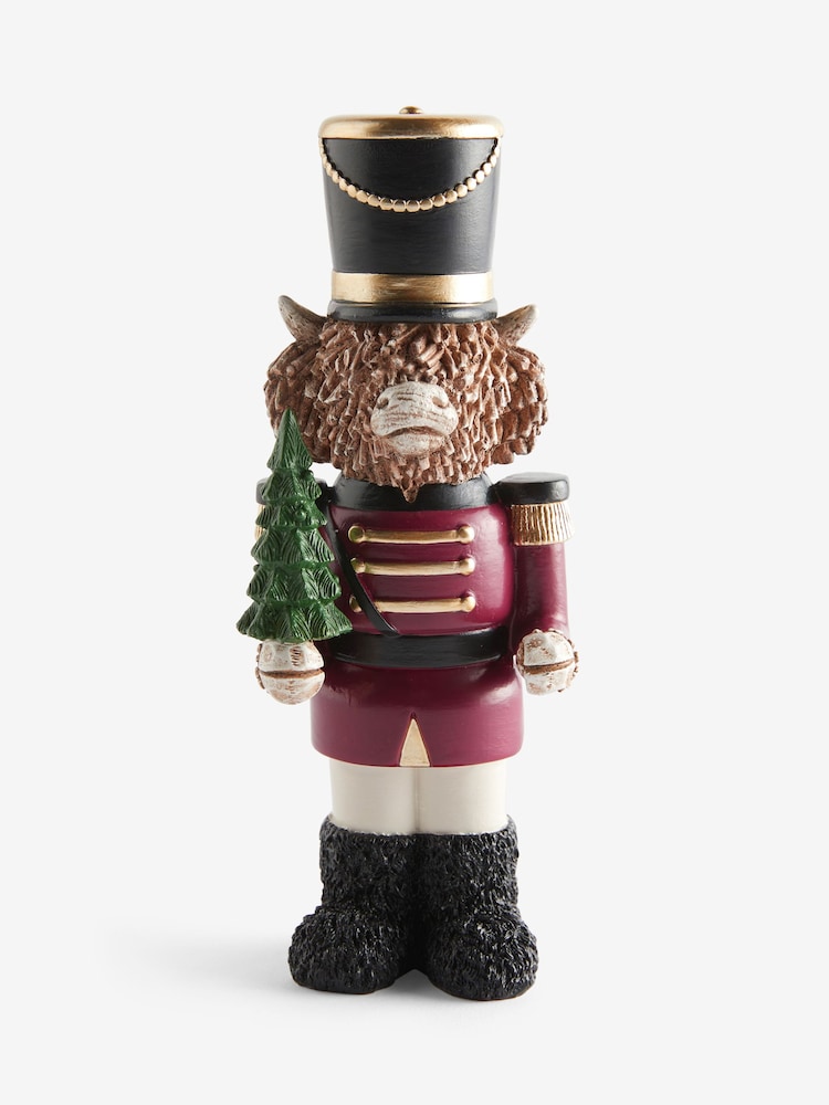 Hamish The Highland Cow Christmas Nutcracker - صورة 1 من 3