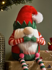 Red/Green Elf Gonk Christmas Plush Ornament - Image 2 of 3