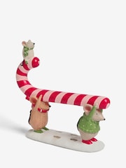 Red/Pink Christmas Mouse Candy Cane Ornament - Image 3 of 3