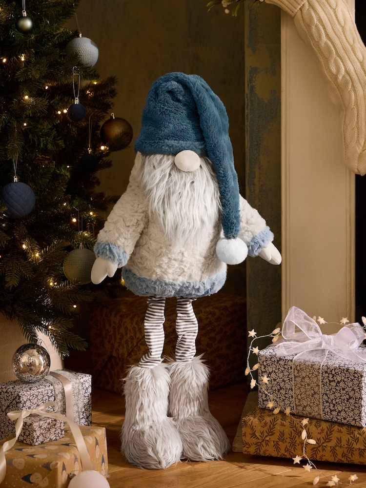 Natural Skandi Christmas Gonk With Extentable Legs - Image 1 of 5