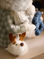 Natural Monogram Plush Christmas Gonk Ornament - Image 2 of 3