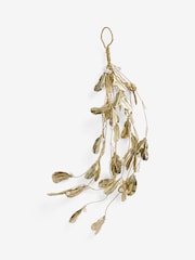 Gold Mistletoe Christmas Decoration - Image 3 of 3