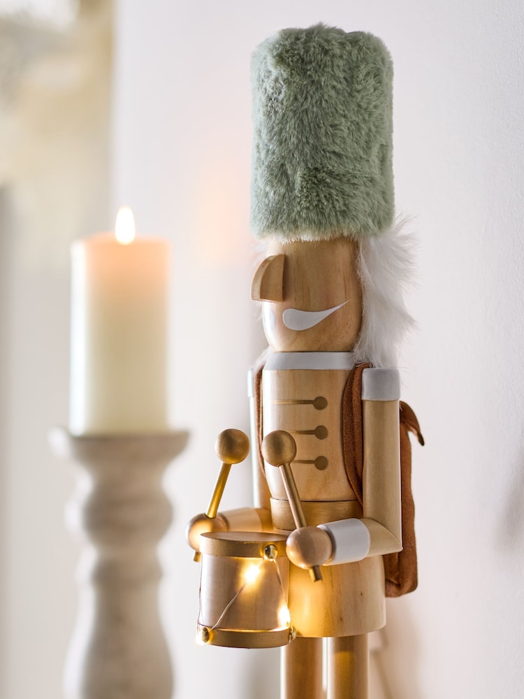 Natural Medium Christmas Nutcracker Ornament - Image 2 of 4