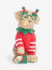 Red/Green Charlie The Cockapoo Christmas Ornament - Image 3 of 5