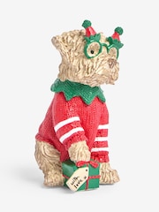 Red/Green Charlie The Cockapoo Christmas Ornament - Image 4 of 5