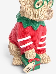 Red/Green Charlie The Cockapoo Christmas Ornament - Image 5 of 5