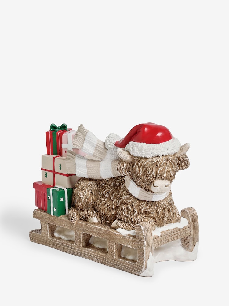 Natural Hamish The Highland Cow Christmas Ornament - Image 1 of 2 Natural Hamish The Highland Cow Christmas Ornament - Image 1 of 2