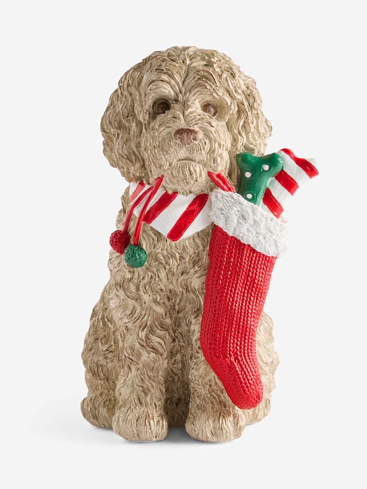 Louie The Labradoodle Christmas Ornament - صورة 1 من 2