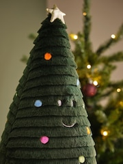 Green Novelty Plush Medium Christmas Tree Ornament - Image 2 of 2