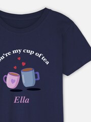 Personalised Womens 'Your My Cup Of Tea' Pyjamas by Stitch Style - Image 2 of 4