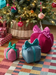 Bright Plush Present Christmas Ornament - Image 1 of 2