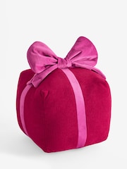 Bright Plush Present Christmas Ornament - Image 5 of 6