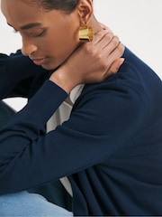 JD Williams Blue Longline Edge To Edge Cardigan - Image 3 of 4