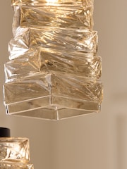 Sosandar Black Stacked Glass Cluster Light - Image 4 of 6