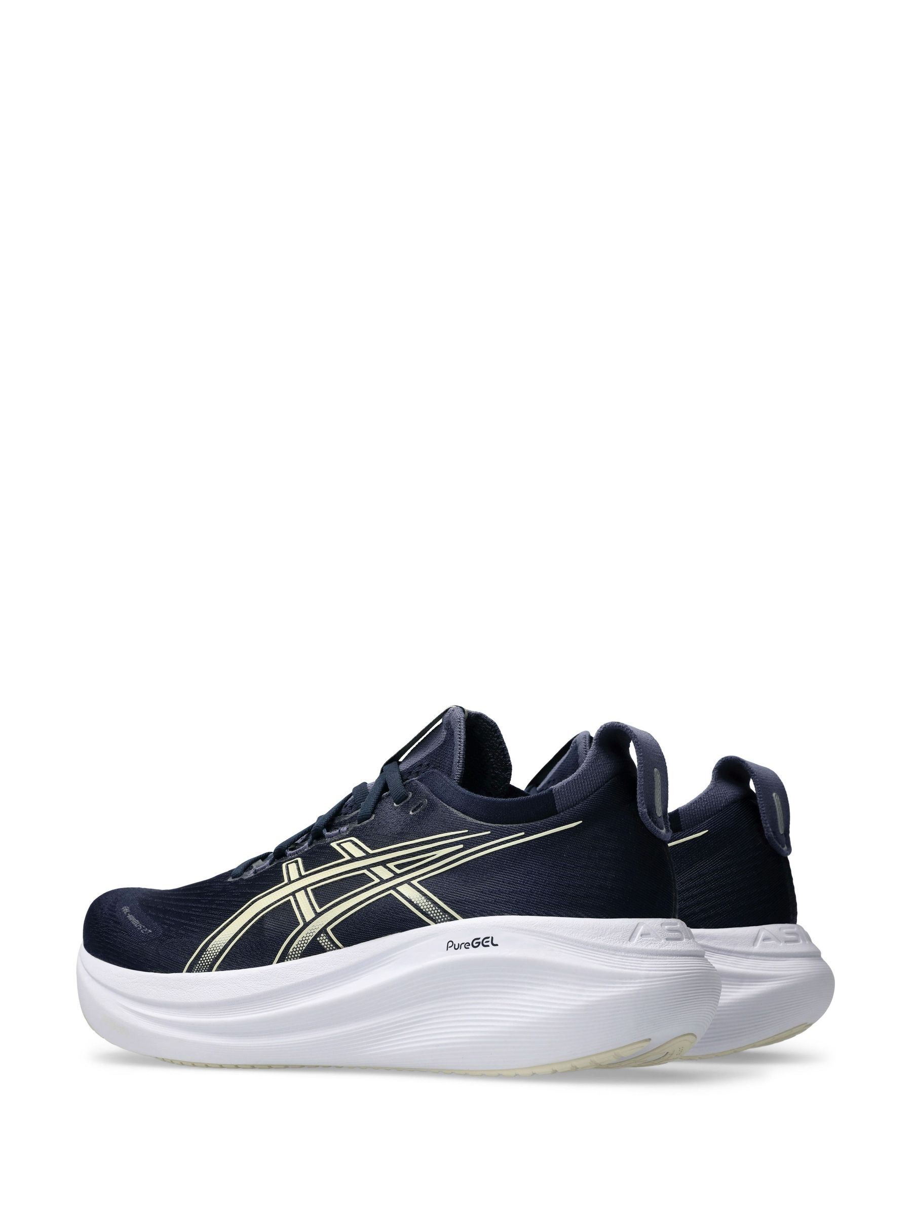 にじ Next：日本 ASICS メンズ ネイビー Gel ニンバス 27 ランニング
