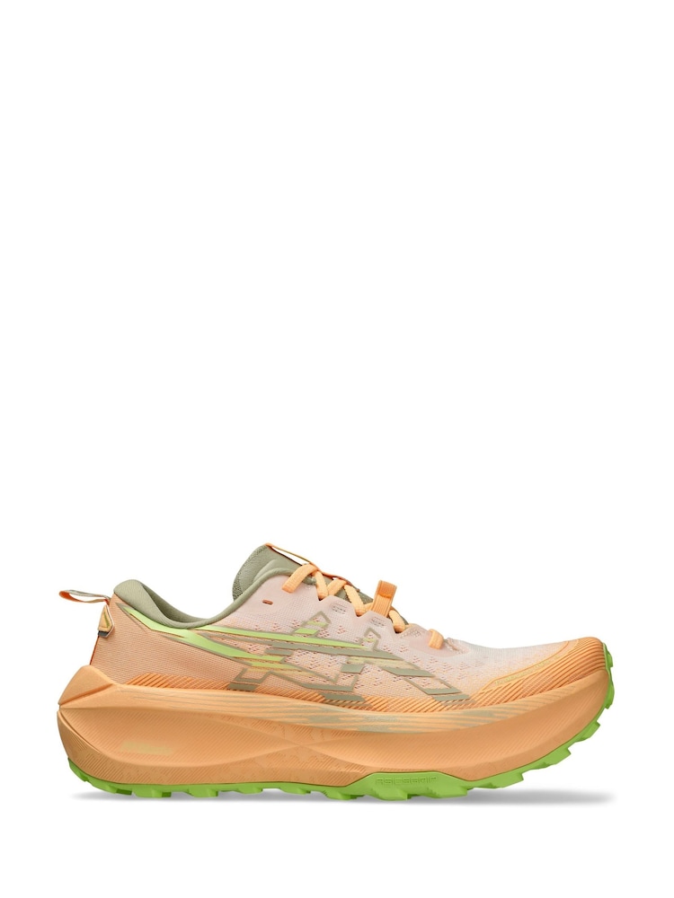 ASICS Mens Orange Trabuco Max Trail Trainers - Image 1 of 8 ASICS Mens Orange Trabuco Max Trail Trainers - Image 1 of 8