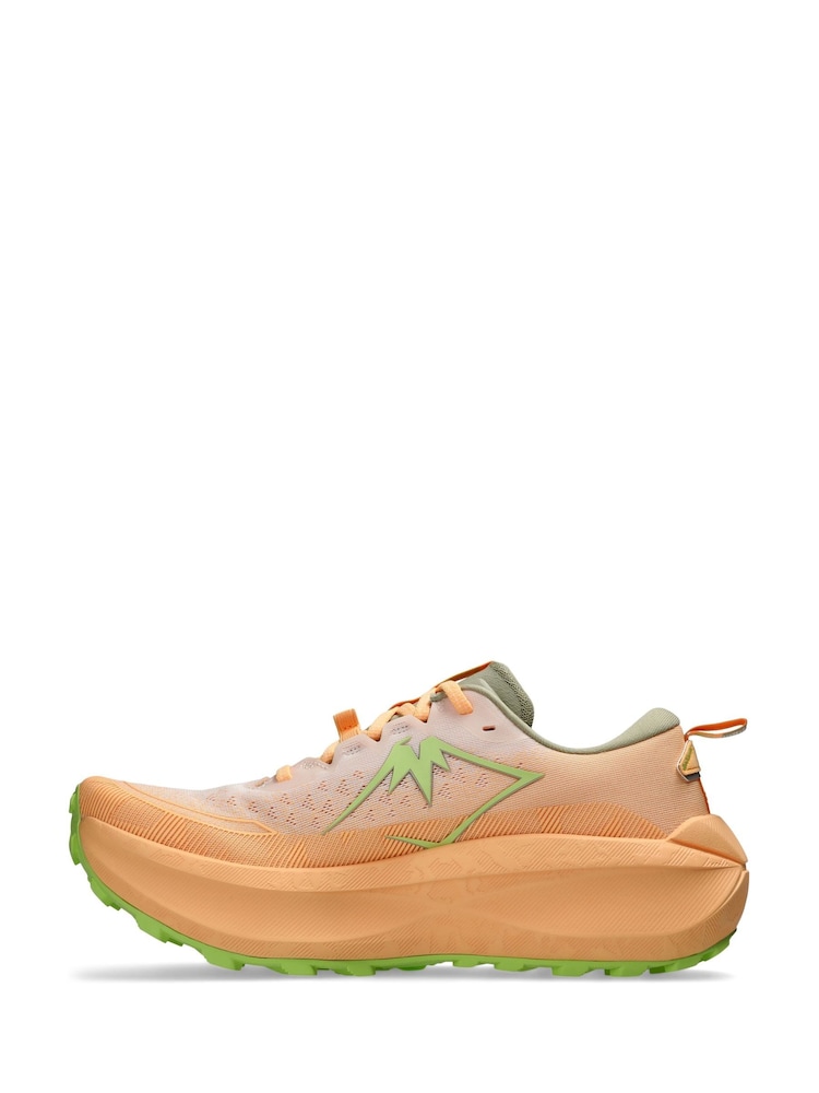 ASICS Mens Orange Trabuco Max Trail Trainers - Image 2 of 8 ASICS Mens Orange Trabuco Max Trail Trainers - Image 2 of 8