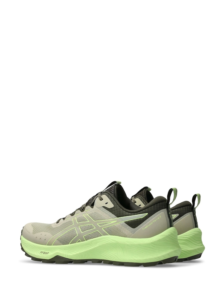 Pantofi sport verzi pentru bărbați ASICS Trabuco Terra - Image 4 of 8