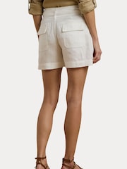Lauren Ralph Lauren Daviana Linen Belted Shorts - Image 5 of 8