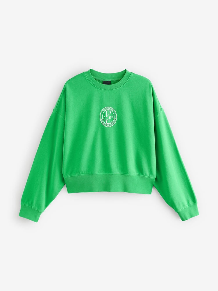 P.E Nation Green Exposition Sweater - Image 5 of 5 P.E Nation Green Exposition Sweater - Image 5 of 5