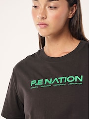 P.E Nation Grey Aero Short Sleeve T-Shirt - Image 4 of 5