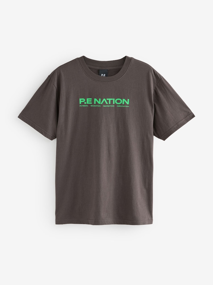 P.E Nation Grey Aero Short Sleeve T-Shirt - Image 5 of 5 P.E Nation Grey Aero Short Sleeve T-Shirt - Image 5 of 5