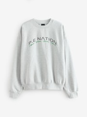 P.E Nation Grey Volume Sweater - Image 5 of 5
