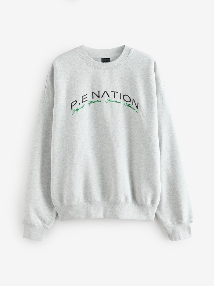 P.E Nation Grey Volume Sweater - Image 5 of 5 P.E Nation Grey Volume Sweater - Image 5 of 5