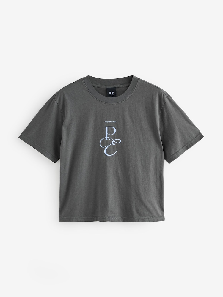 P.E Nation Grey South Bank T-Shirt - Image 1 of 1