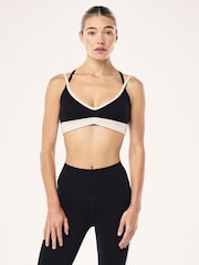 P.E Nation Black Paramount Sports Bra - Image 1 of 5