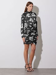 Star by Julien MacDonald Black Floral Dress - Image 1 of 6