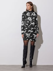 Star by Julien MacDonald Black Floral Dress - Image 2 of 6