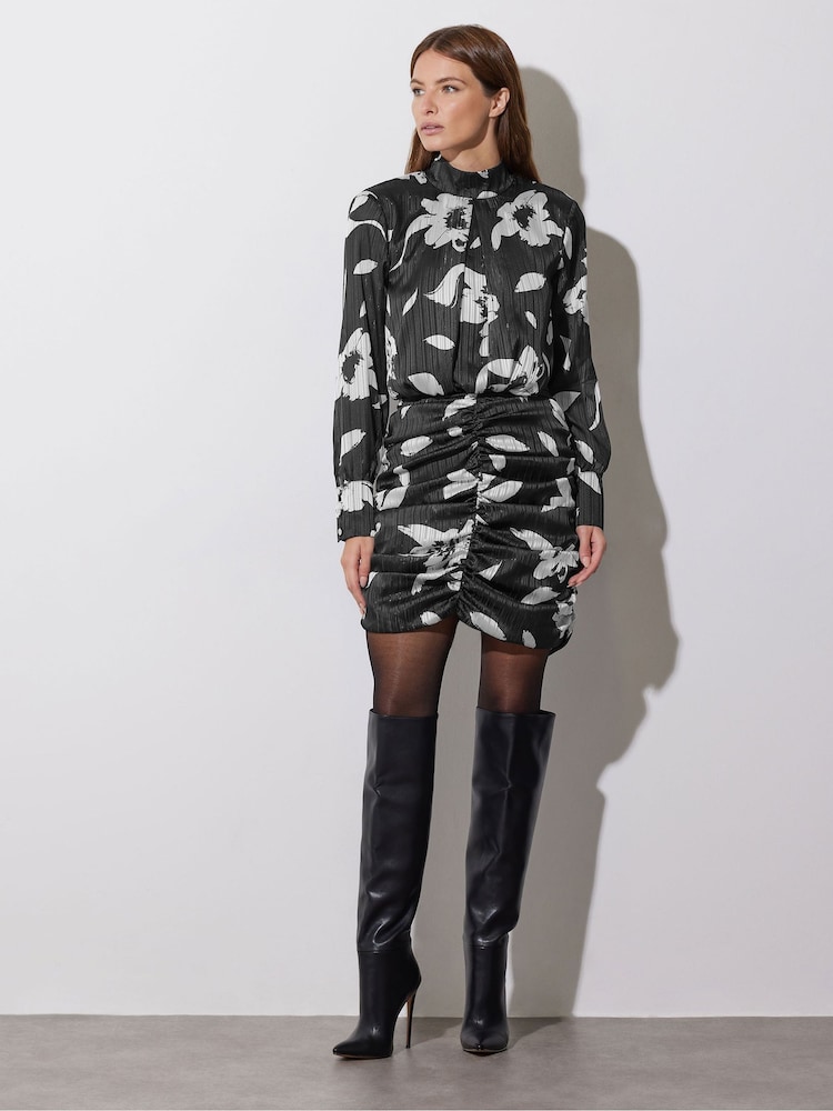 Star by Julien MacDonald Black Floral Dress - Image 2 of 6
