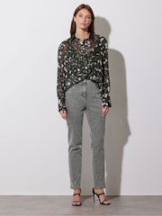 Star by Julien MacDonald Black Contrast Collar Dot Shirt - Image 1 of 6
