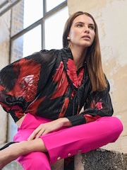 Star by Julien MacDonald Red Oriental Floral Print Blouse - Image 1 of 6