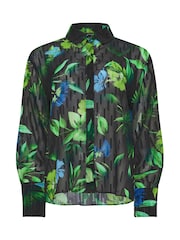 Star by Julien MacDonald Gem Button Floral Leaf Shirt - Image 6 of 6