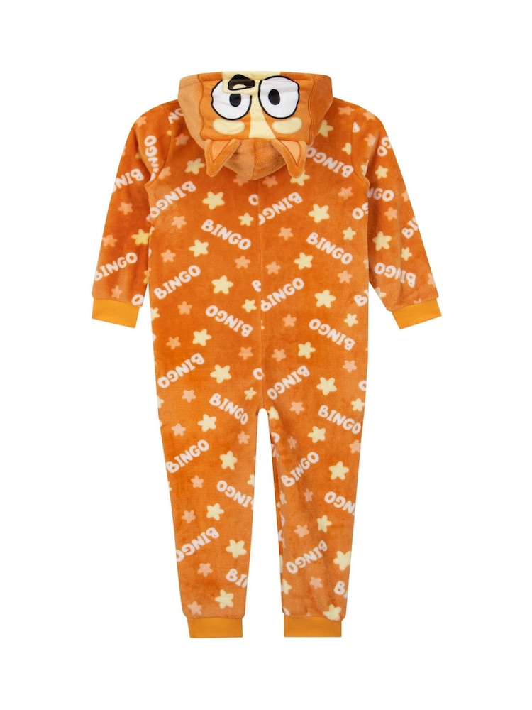 Character Orange Bingo Fleece All-In-One With 3D Ears - Image 4 of 8