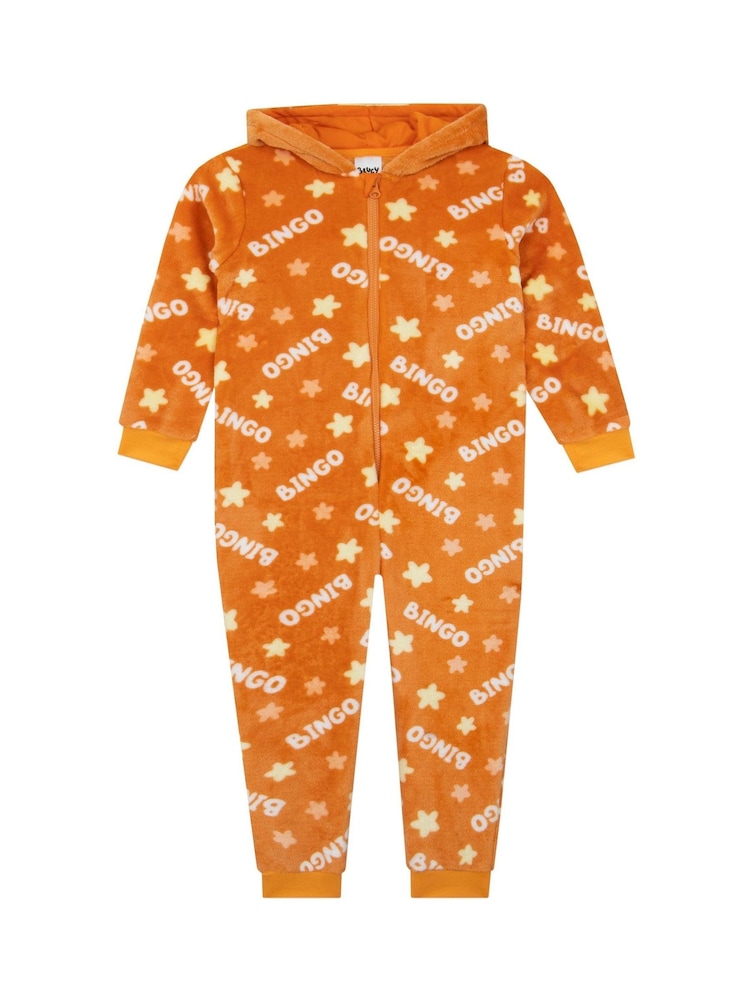 Character Orange Bingo Fleece All-In-One With 3D Ears - Image 5 of 8