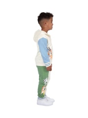 Character Cream Zipped 100% Cotton Hoodie And Joggers Set - Image 4 of 13