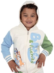 Character Cream Zipped 100% Cotton Hoodie And Joggers Set - Image 6 of 13