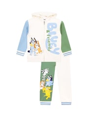 Character Cream Zipped 100% Cotton Hoodie And Joggers Set - Image 7 of 13