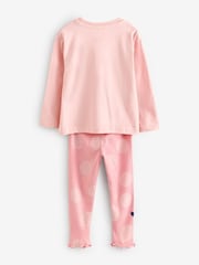 Character Pink Bluey And Bingo Long Sleeve Top And Leggings Set - Image 2 of 13