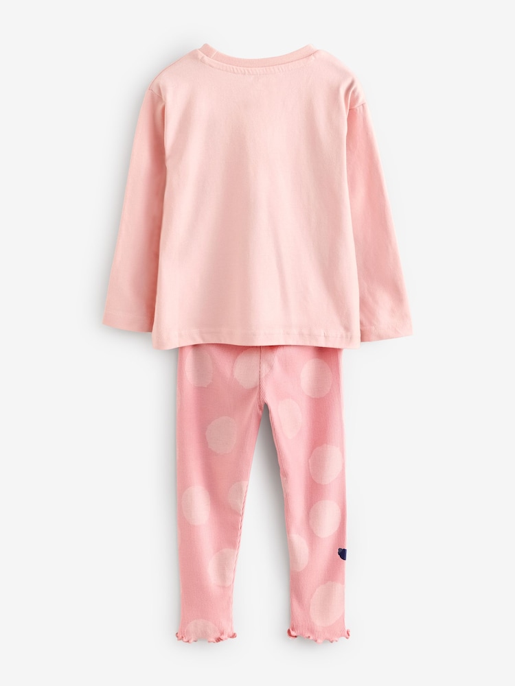 Character Pink Bluey And Bingo Long Sleeve Top And Leggings Set - Image 2 of 13
