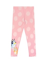 Character Pink Bluey And Bingo Long Sleeve Top And Leggings Set - Image 4 of 13